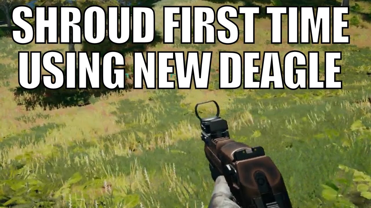 SHROUD ▪ Tries Desert Eagle On NEW PUBG Update