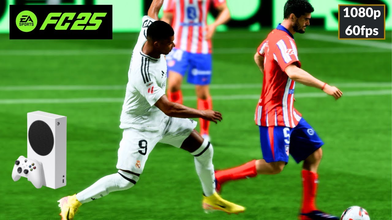Atletico vs Real Madrid - EA FC 25 Xbox Series S Gameplay (1080p 60fps)