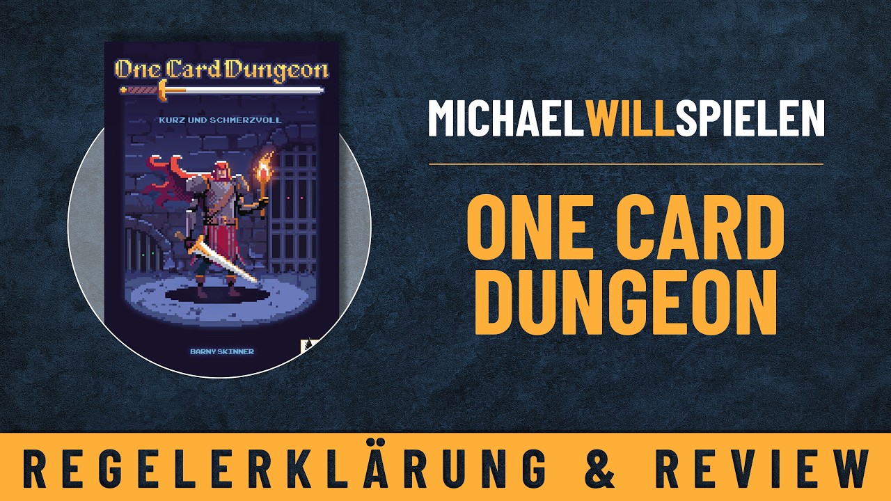 ONE CARD DUNGEON – Regelerklärung und Review – Dungeon Crawler, der auf einer(!) Karte gespielt wird