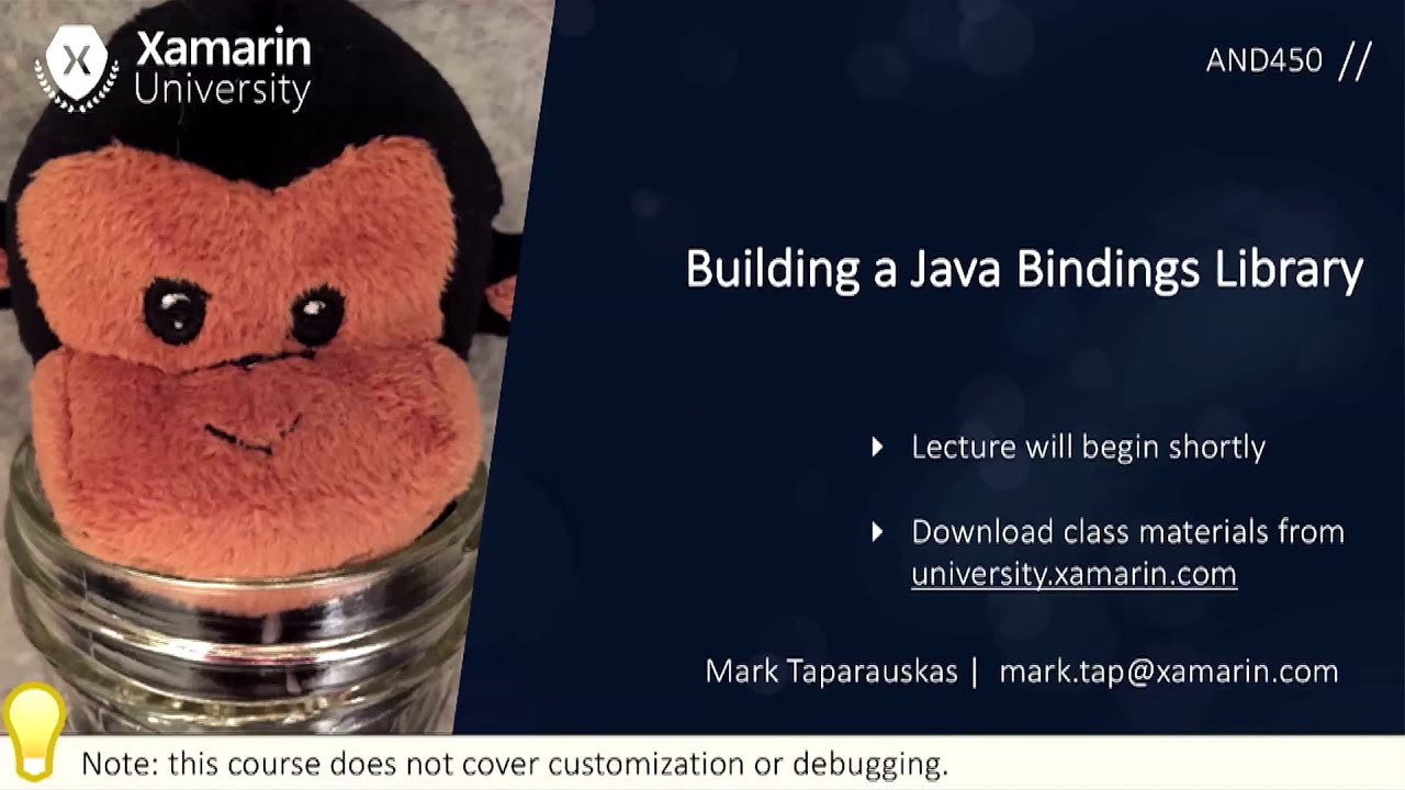 AND450 - Building a Java Bindings Library