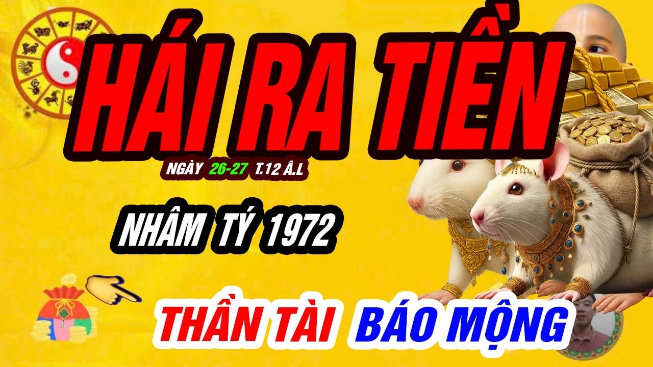 Lanh lợi đ&uacute;ng thời khắc v&agrave;ng! NH&Acirc;M T&Yacute; 1972 Đ&uacute;ng 2 ng&agrave;y định mệnh Cuối năm tiền v&agrave;o kh&ocirc;ng kịp đếm