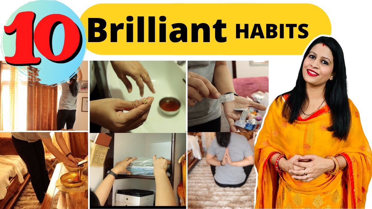 10 Brilliant HABITS for everyday routine | Daily Routine Habits for a clean & organized home |