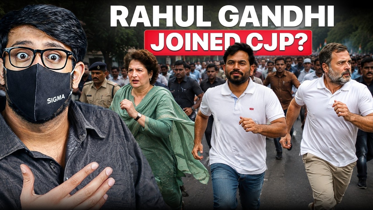 Why Was Rahul Gandhi Detained? CJP Protest Sparks Massive Political Row