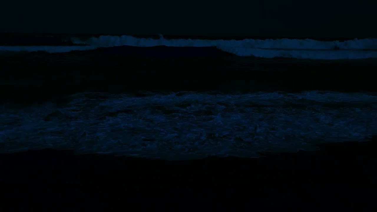 Calm Anxiety Fast with Brown Noise Ocean Waves - OLED TV Sleep