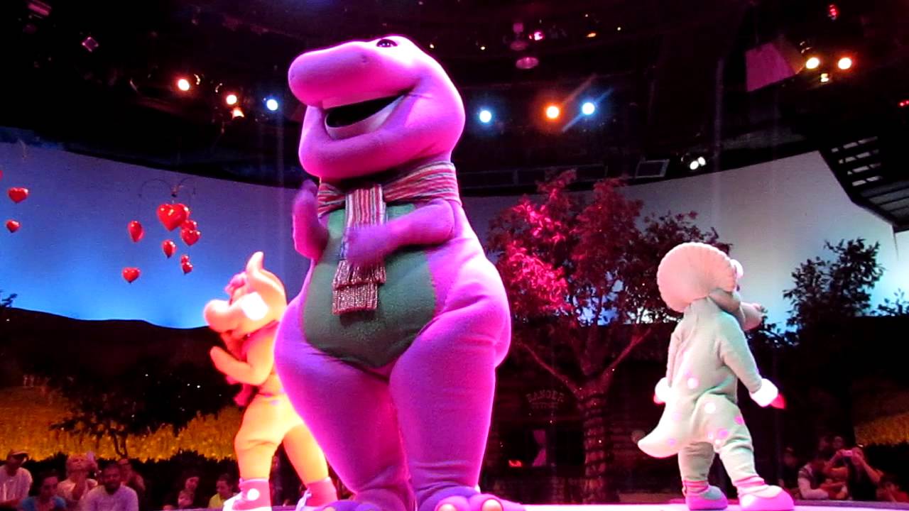 Barney Holiday I Love You Universal Studios Florida Orlando Christmas Season 2012