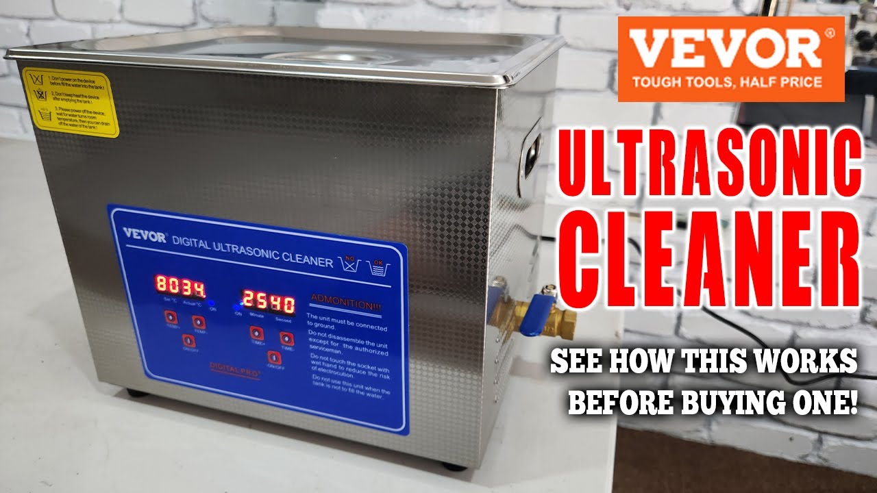 10L Vevor Digital Ultrasonic Cleaner // Review and Testing