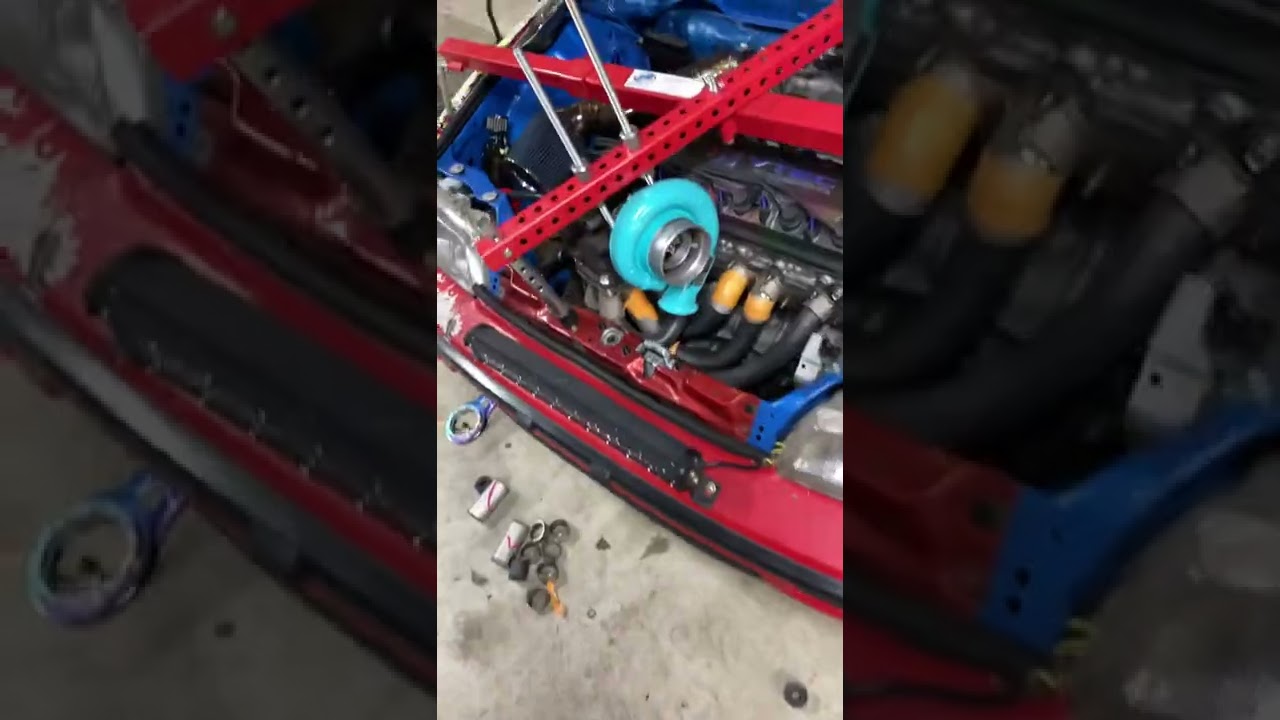 Turbo manifold build CRX unedited…. Enjoy