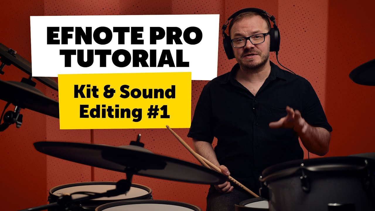 How To Edit Kits & Sounds On The EFNOTE Pro E-Drum | Tutorial #1