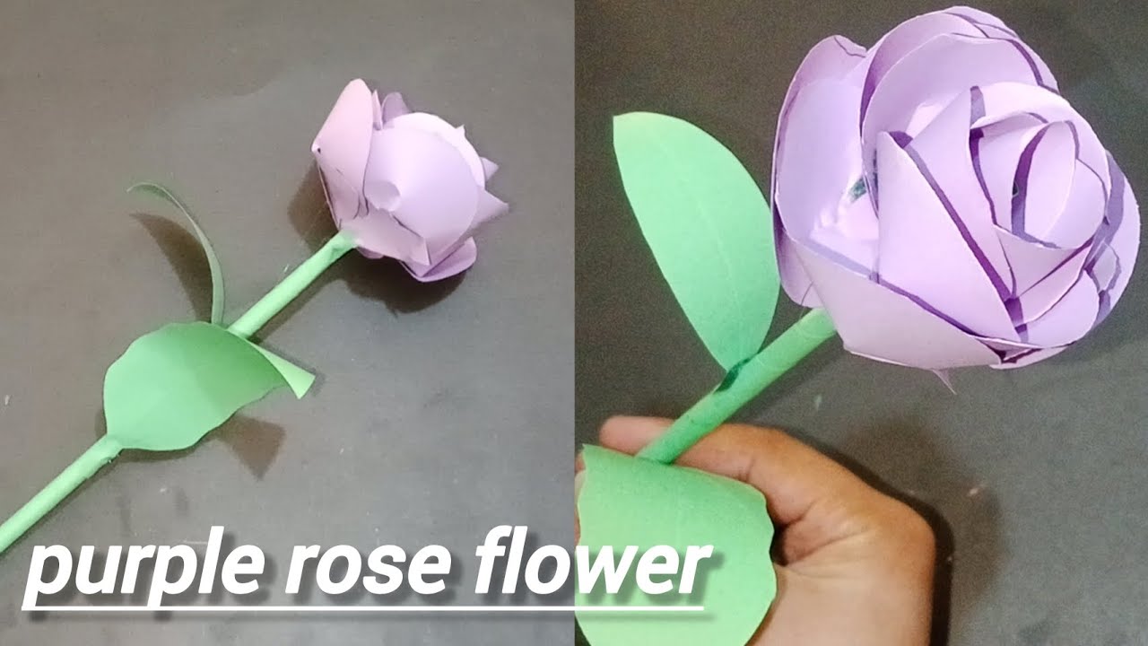 How to make rose flower idea#artandcraft #diy#papercraft#art with zaryal#viralvideo#inshot 