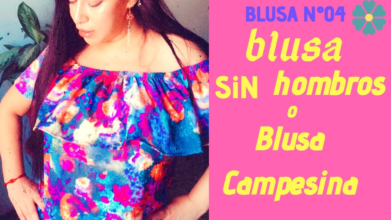 Como hacer un BLUSA SIN HOMBROS CON VOLADO