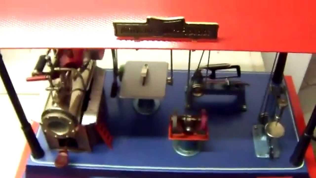 DAMPFMASCHINEN WERKSTATT D 141 Wilesco Schaufenter Modell