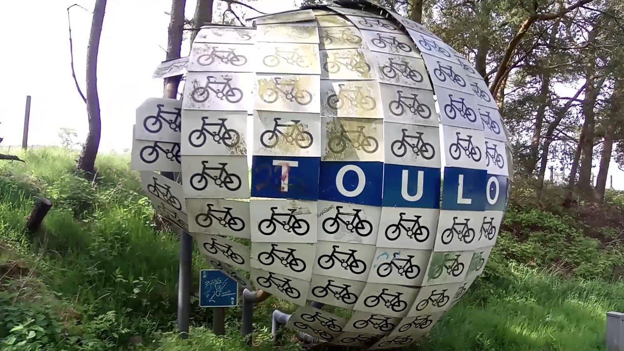 Glasgow to Toulouse route marker