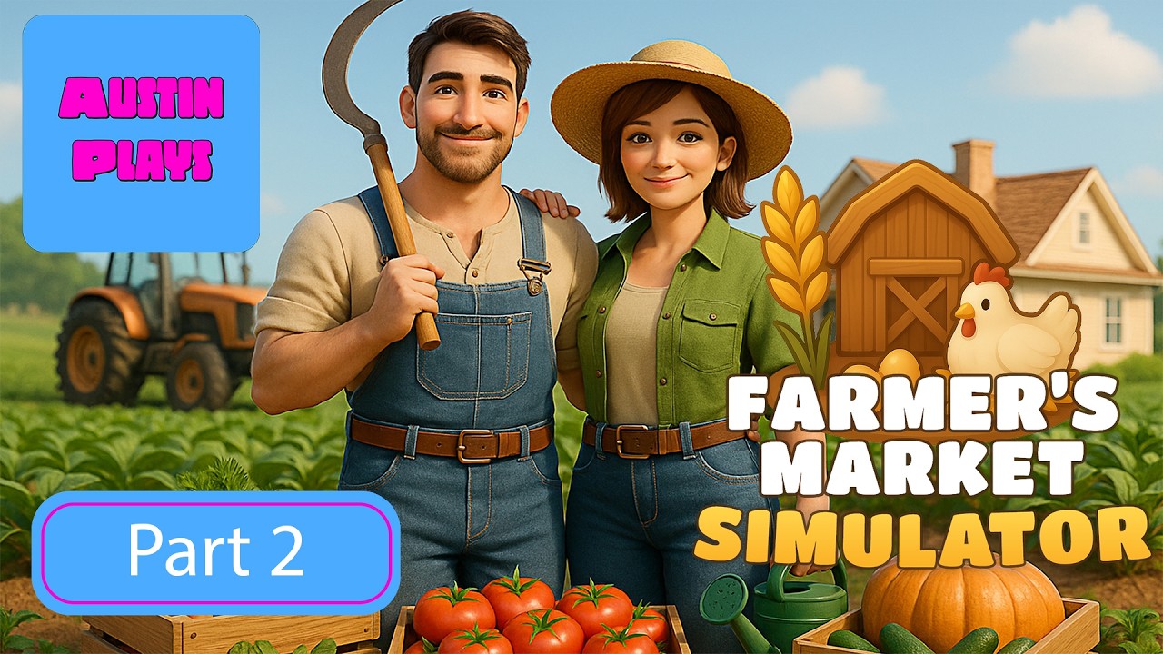 Chickens Are Here! 🐔 Organizing Crops for MAX Profit | Farmer’s Market Simulator Part 2