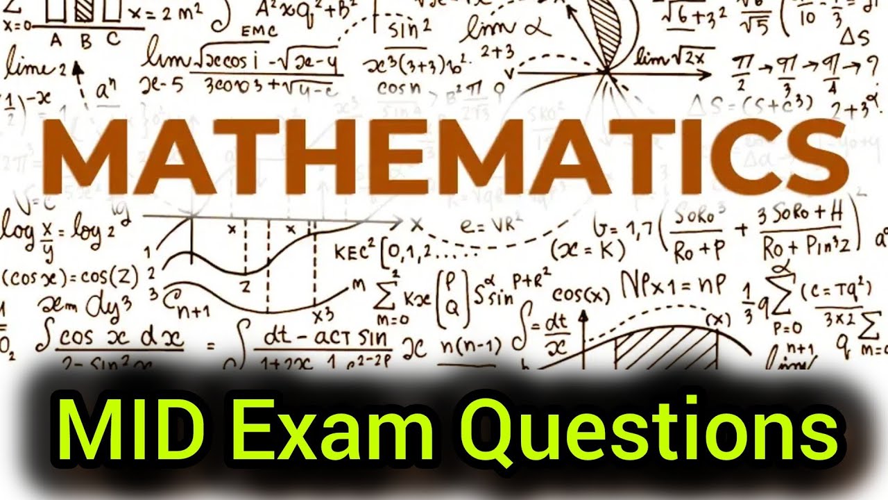 በተደጋጋሚ የሚወጡ ጥያቄዎች || Freshman Mathematics Chapter 2 and 1 mid exam questions