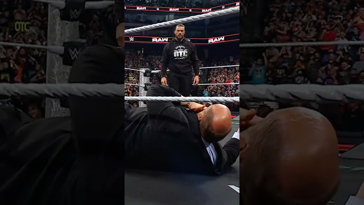 Roman Reigns doesn't wanna hear it, Paul Heyman 😤