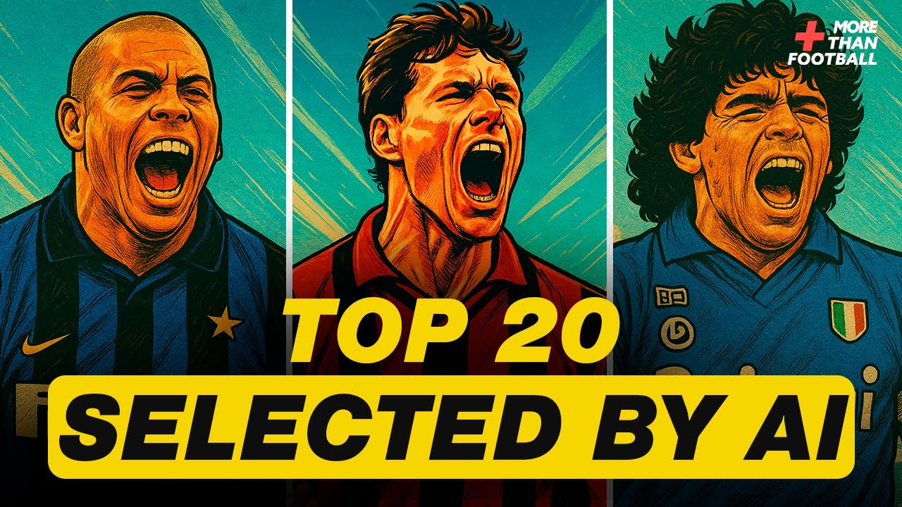 AI Ranks the 20 Best Football Players of All Time