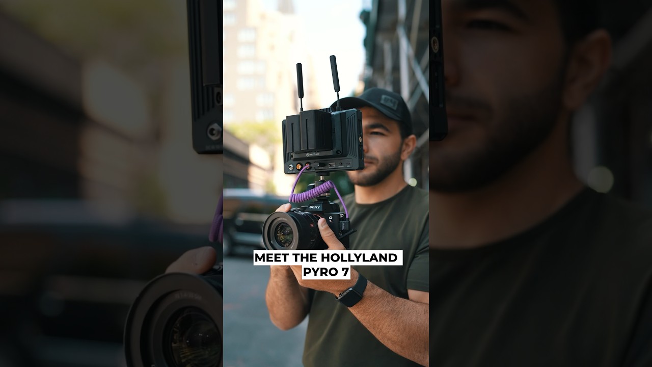 3-in-1 transmitter, receiver, and monitor: the @hollylandtech Pyro 7
