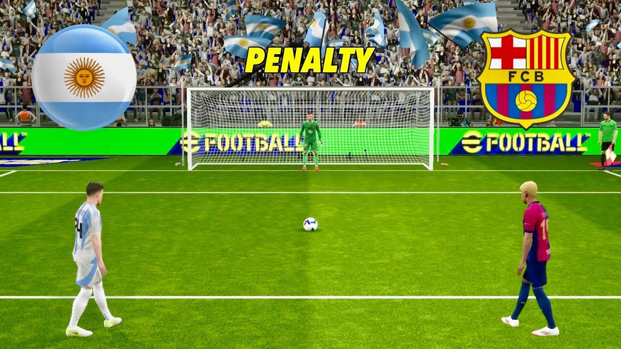 eFootball | Argentina vs FC Barcelona Penalty Shootout | ARG vs FCB | Highlights