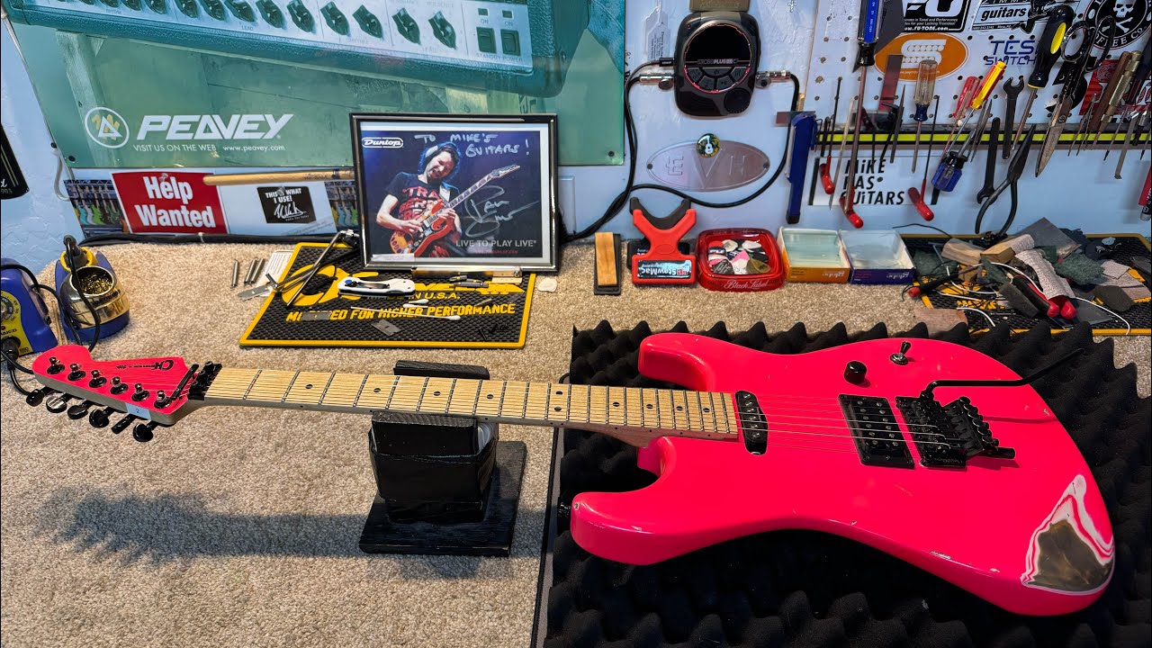 Blocking a Floyd Rose Bridge/Charvel Pinkie walk around!