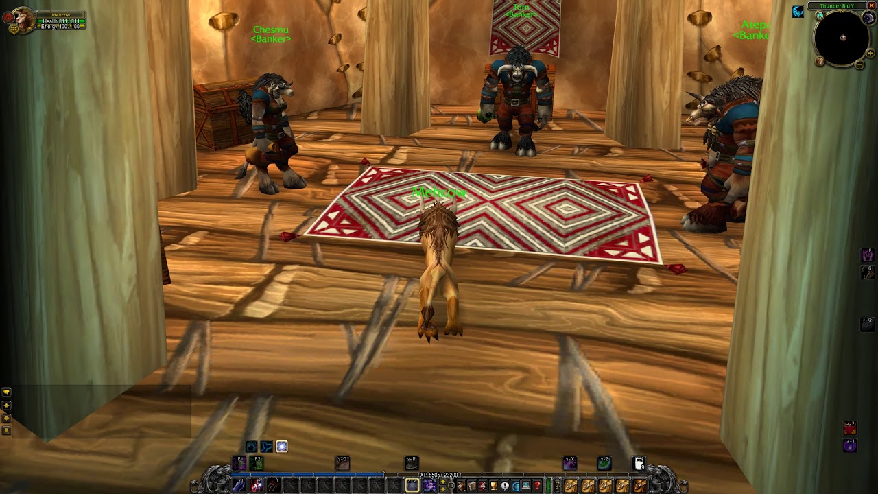 Thunder Bluff Bank Location, WoW Classic
