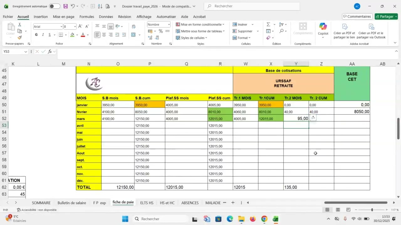 Régularisation de plafond