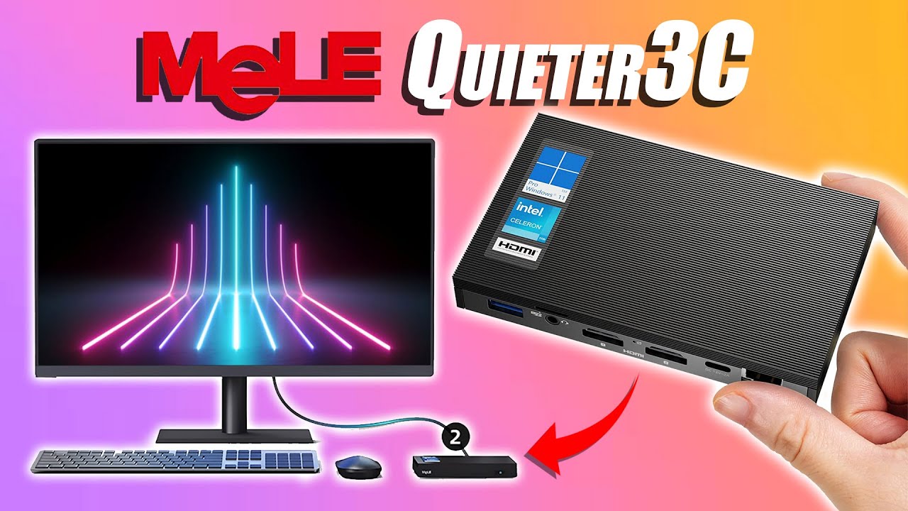The MELE Quieter3C Is An All New Ultra Tiny 4K Windows 11 PC! First Look