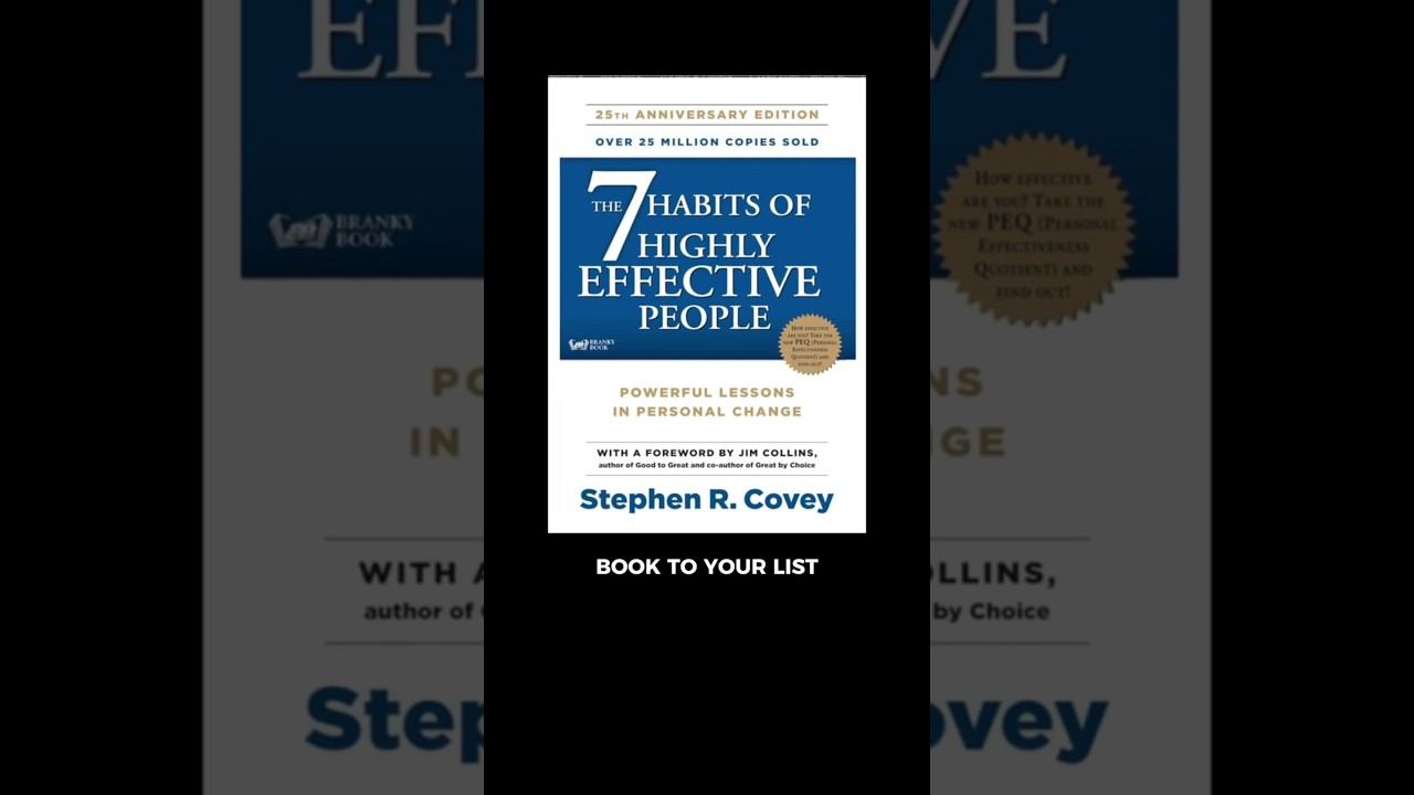 7 Habits of highly effective people - Book series 4/100 