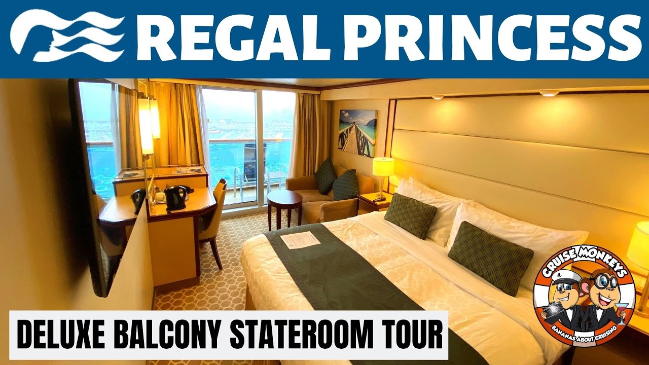 Princess Cruises - Regal Princess Deluxe Balcony Stateroom Tour - M721