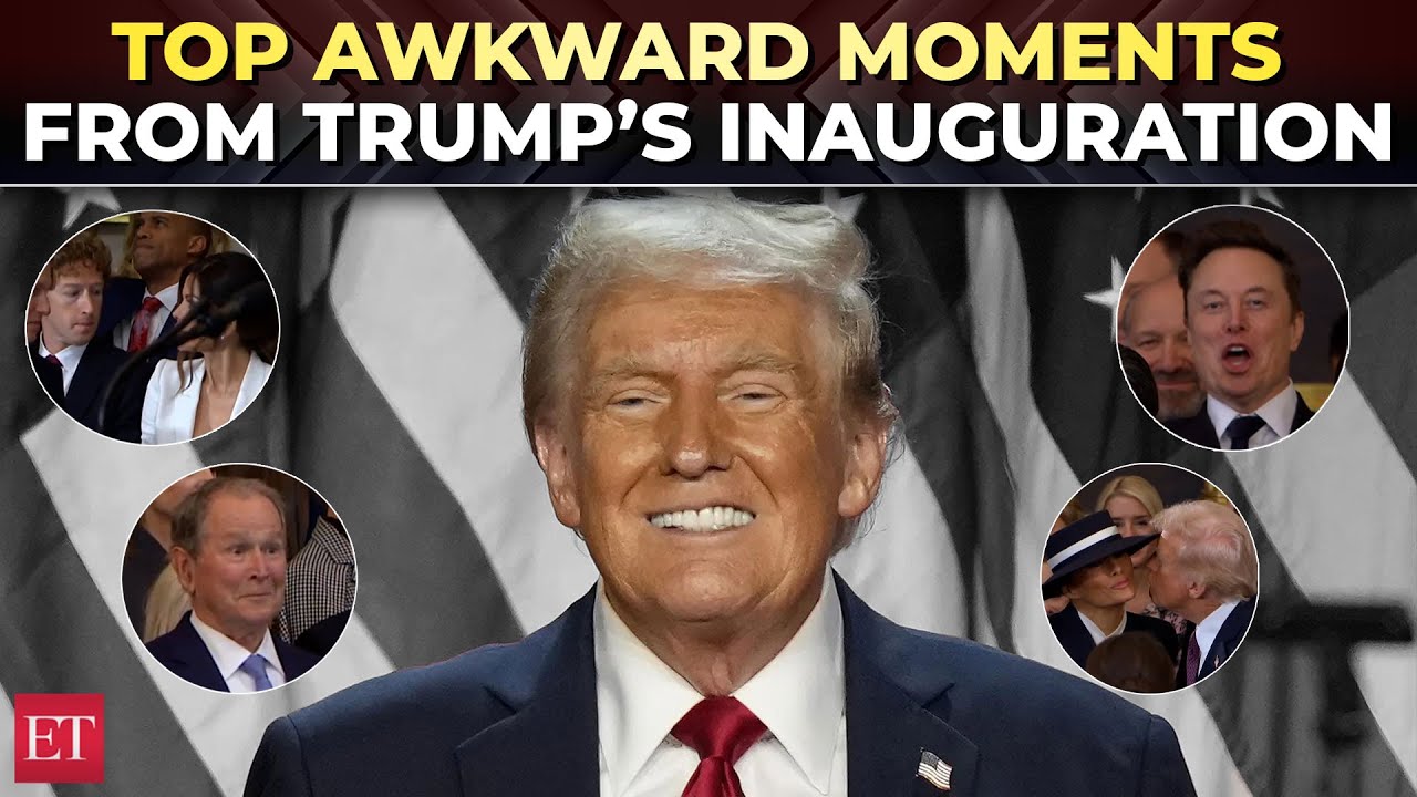 Trump inauguration: Zuckerberg's 'creepy' stare to Trump's failed kiss, top awkward moments