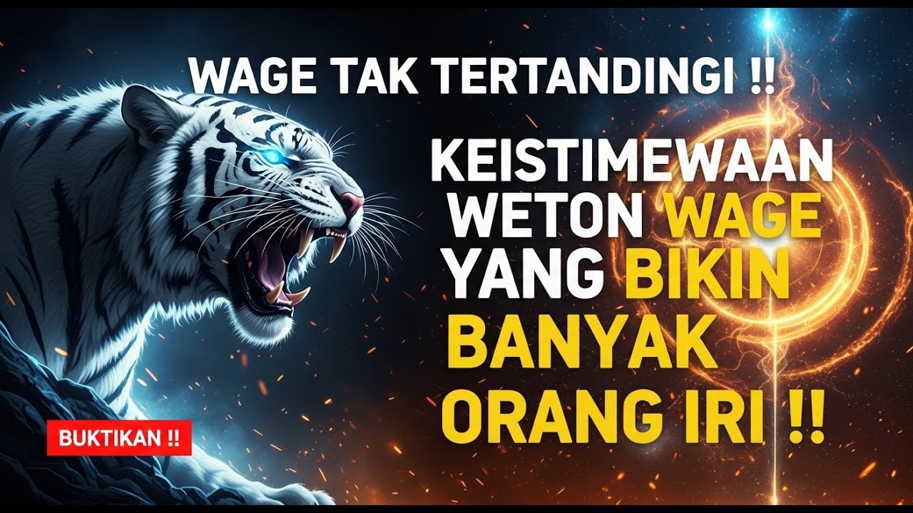 WETON WAGE SEDANG NAIK KELAS !! INILAH 13 TANDA HIDUPMU AKAN BERUBAH DRASTIS, BIKIN IRI WETON LAIN!
