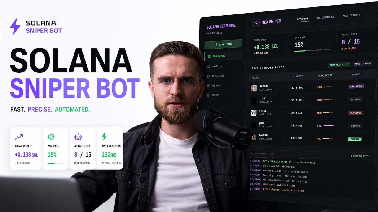 Solana Sniper Bot Tutorial 2026 | Best Solana Trading Bot for Pump.fun & Raydium
