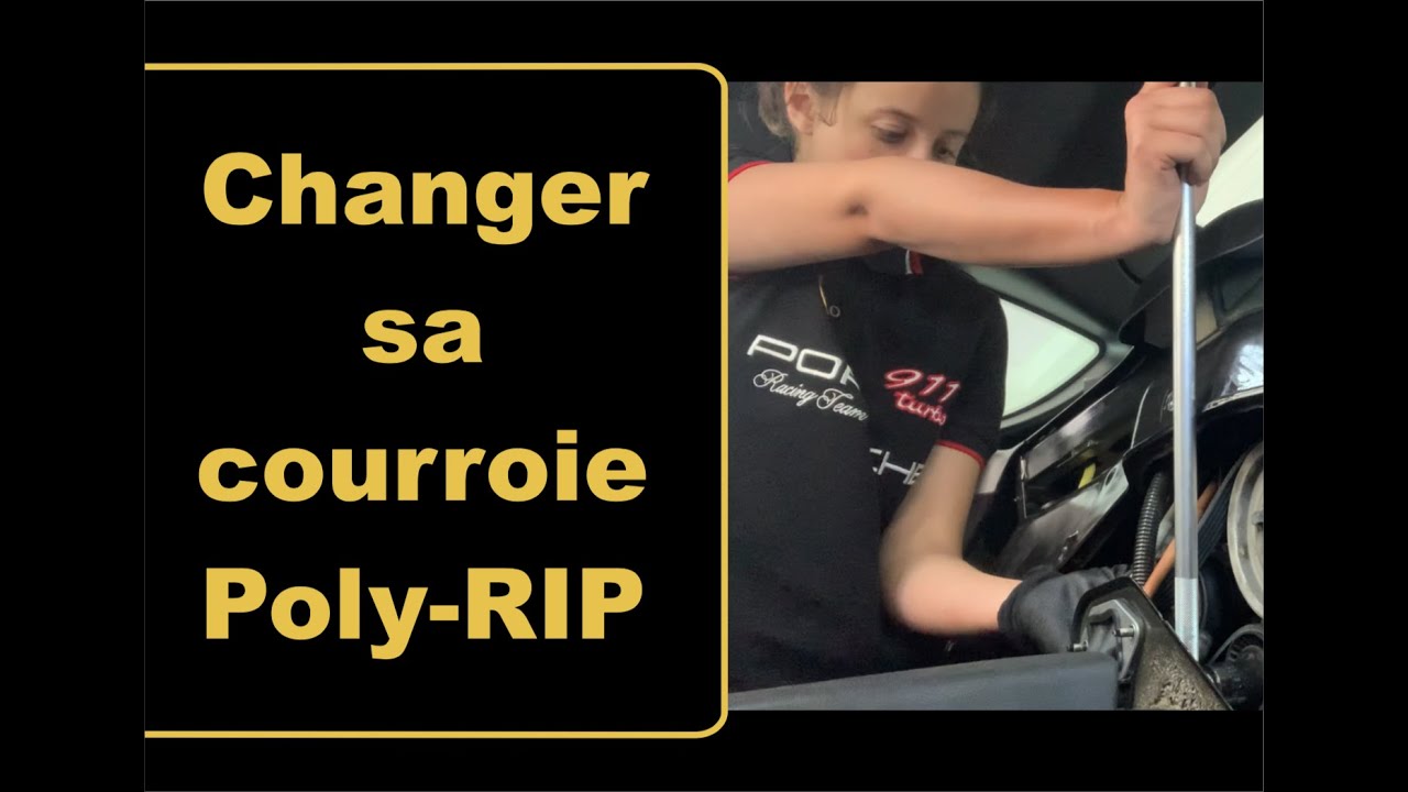 Changement de la courroie Poly-Rip sur Porsche 987 Cayman S