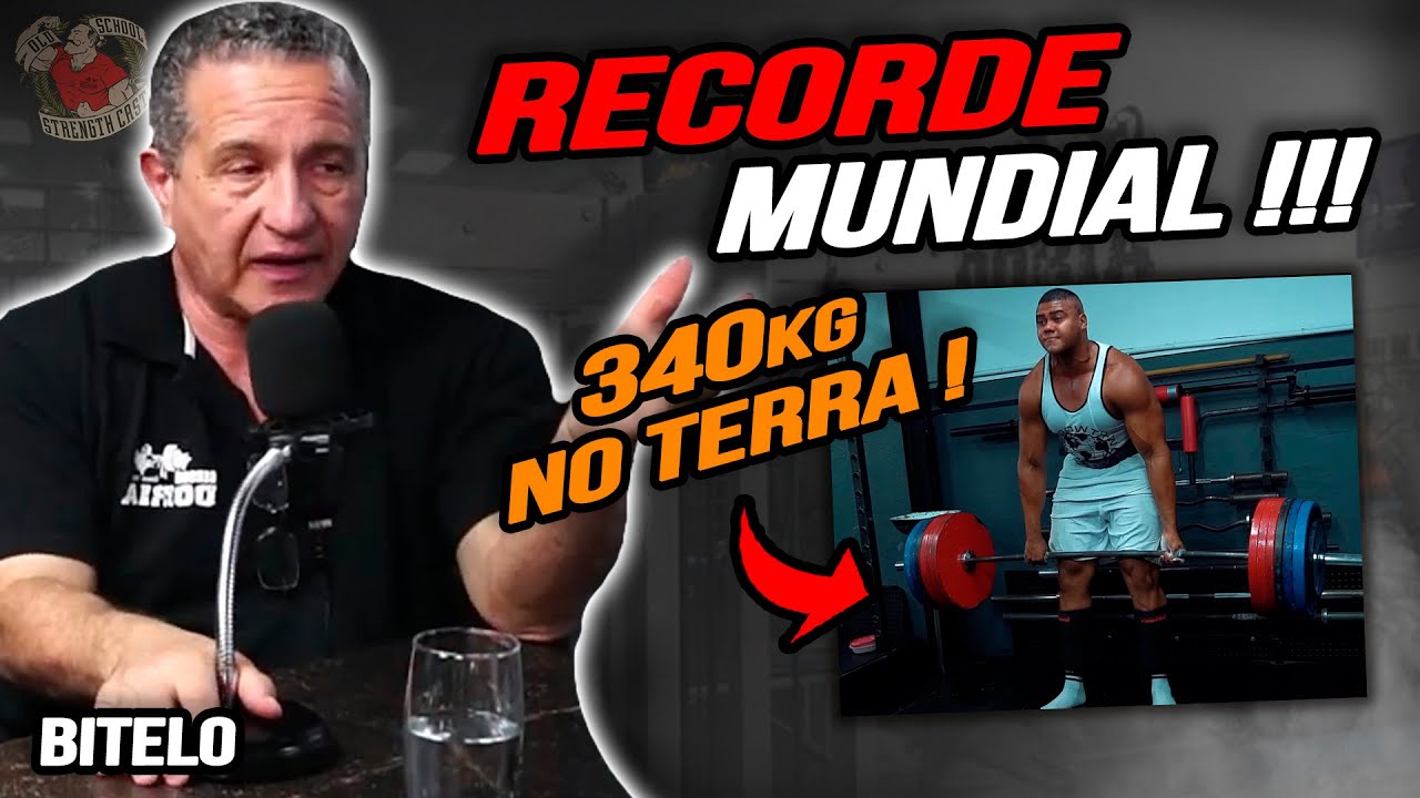 BITELO VAI QUEBRAR O RECORDE MUNDIAL NO POWERLIFT !? 340KG NO TERRA | BITELO E DR. WALDIR