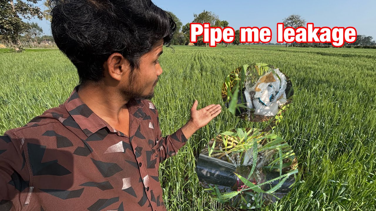 पाइप में लीकेज़ || Pipe main leakage || goutam vlogs