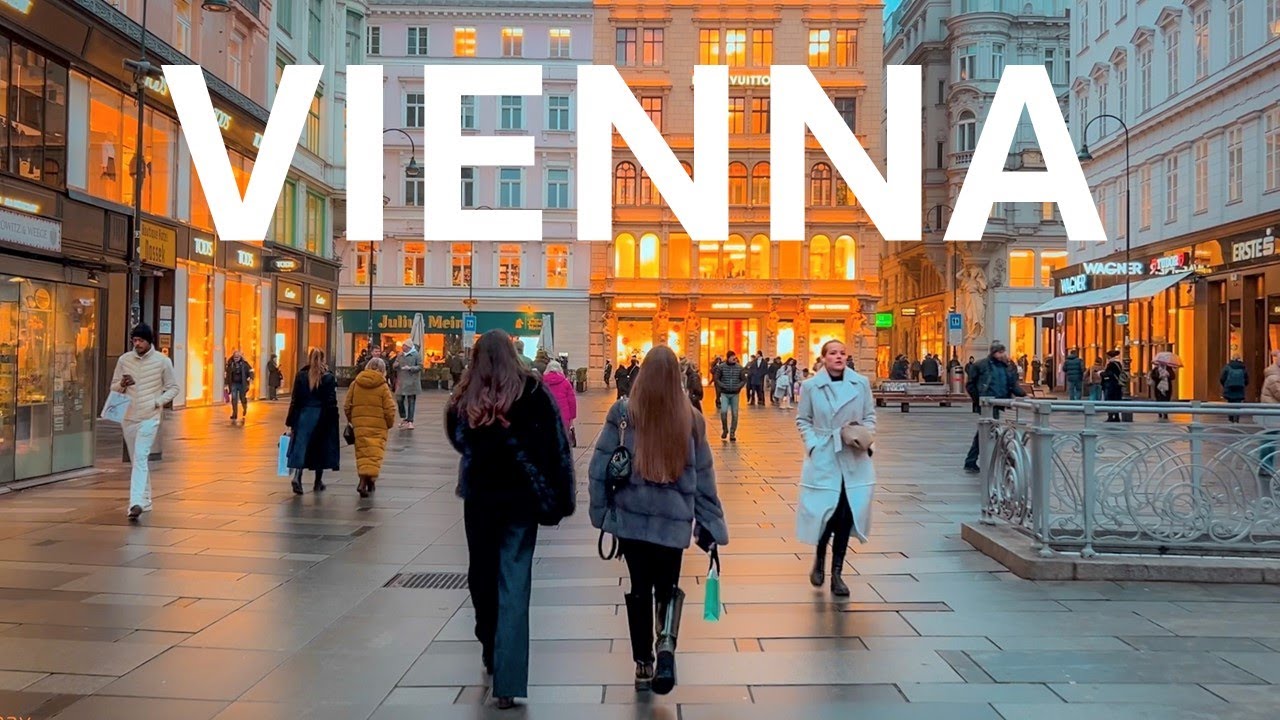 Vienna Walk City Center, February 2025 | 4K HDR