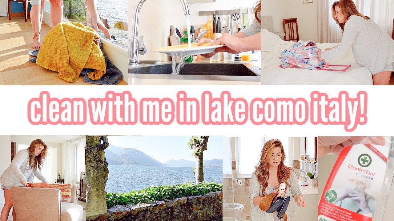 🇮🇹CLEAN WITH ME IN LAKE COMO ITALY | VRBO CLEANING MOTIVATION | AirBNB CLEANING | Love Meg 2.0