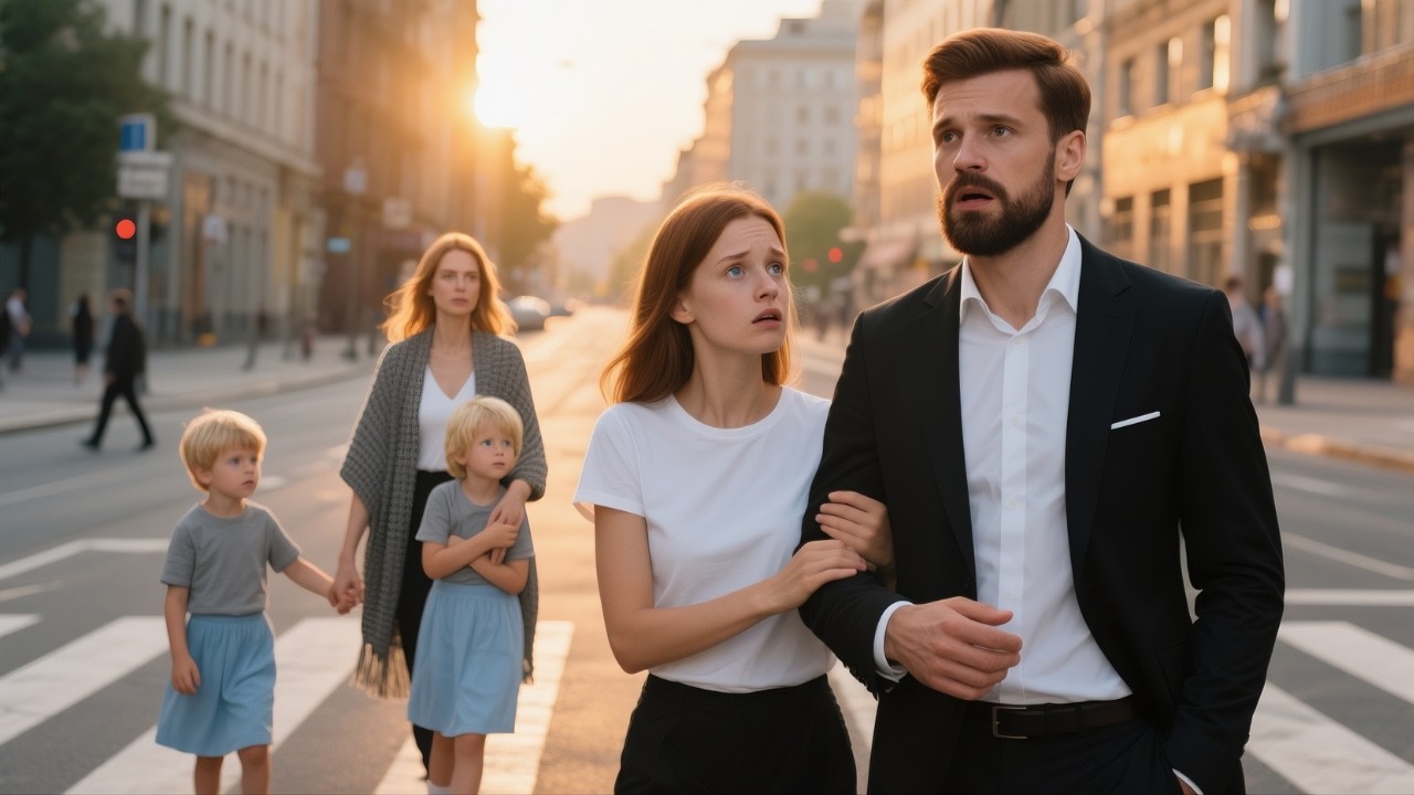 Billionaire Boss Was Taking His Fiancée Home — Until He Saw His Ex Crossing the Crosswalk with Tw