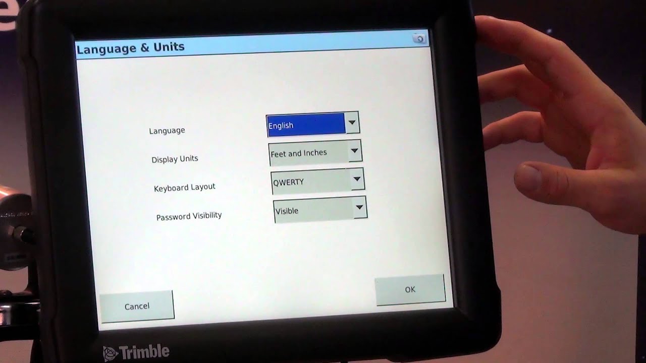 Trimble FMX Display Tutorial - System Config I
