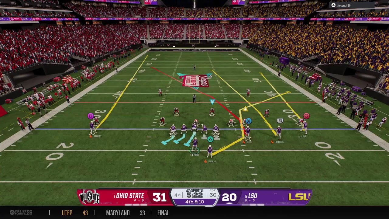 LED Dynasty: (9) LSU vs (1) Ohio State