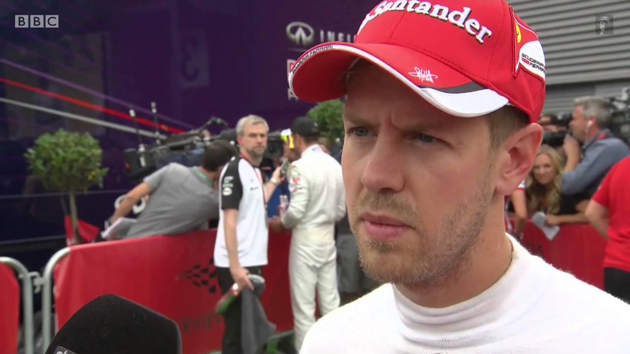 2015 Belgium - Post-Race: BBC Sebastian Vettel angry after sudden blown tyre
