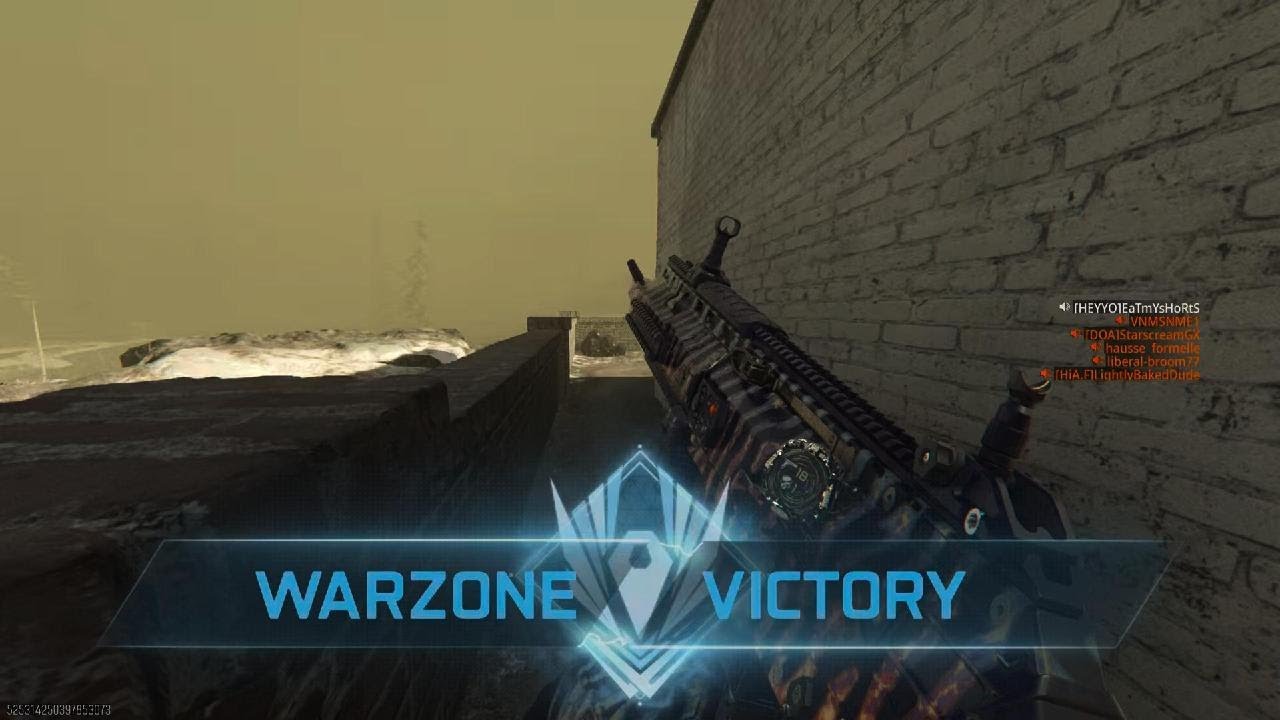 Call of Duty Solo Quad Win on Verdansk