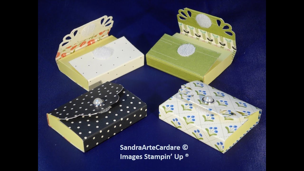 MINI POST IT NOTES - Beginners Crafting Part 4 - SandraR UK Stampin' Up! Demonstrator Independent