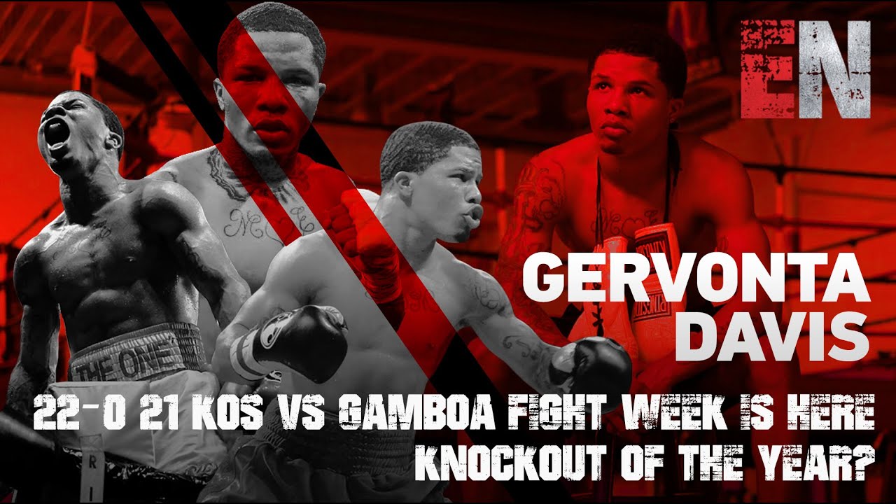 Gervonta Davis 22-0 21 KOs vs Gamboa Fight Week Is Here !!! Knockout Of The Year? | EsNews Boxing