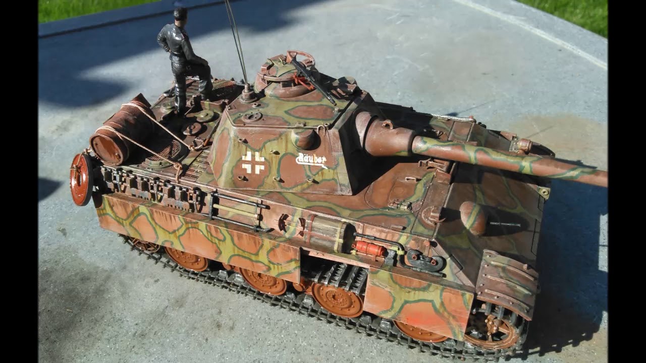 Panther F 1/35 scale World of Tanks kwk L/100