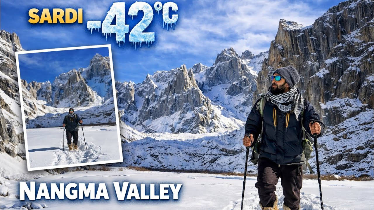 Nangma Valley in Winter | -42°C Extreme Cold | Frozen Paradise of Pakistan