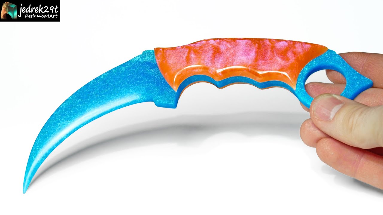 Making KARAMBIT Knife / RESIN ART