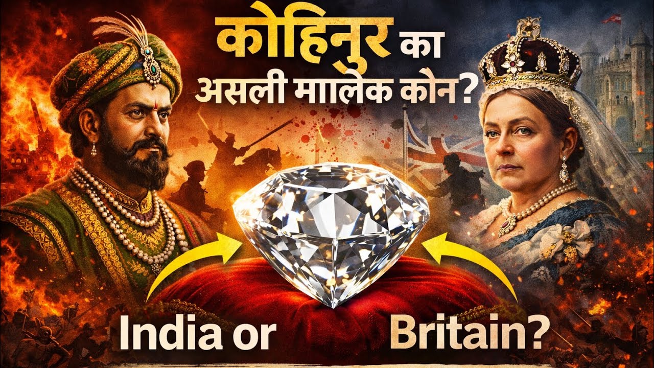 कोहिनूर हीरे की पूरी कहानी | Golconda से British Crown तक | Real History of Kohinoor Diamond
