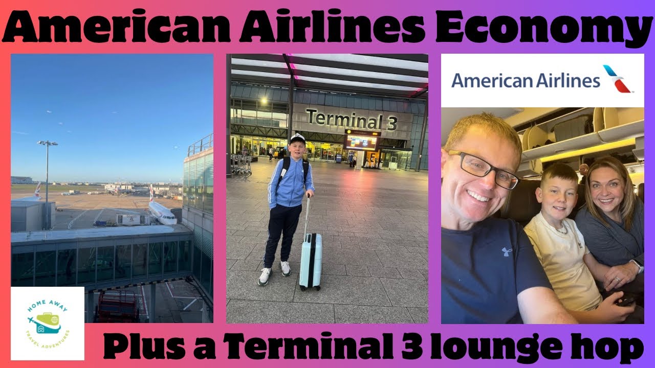 МЫ ЛЕТЕЛИ ЭКОНОМ-КЛАССОМ АВИАКОМПАНИИ AMERICAN AIRLINES И ТАКЖЕ ПОСЕЩАЛИ ЗАЛ КОМНАТЫ!