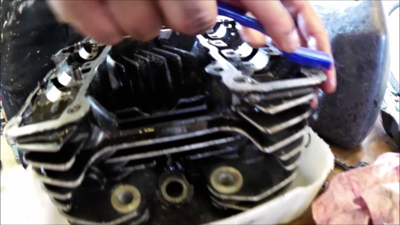 Yama xj 750 seca 1984, cylinder head replacement - Skift af topstykke HD