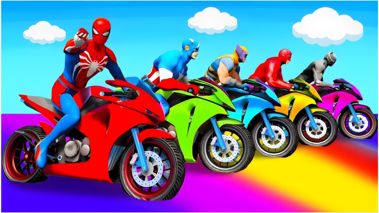 Spider-Man Epic Shark Jump | قفزة سبايدر مان الأسطورية فوق أسماك القرش